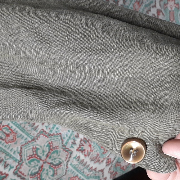 Jones Wear Olive Green Light Peacoat, Size 16 - Picture 5 of 8